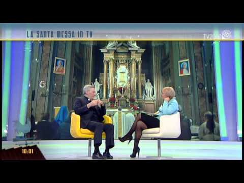 Don Carlino Panzeri parla dell'utilità della Messa in televisione
