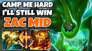 I started this game 0/4/0. But that isn't enough to stop Zac Mid. | Off-Meta Climb