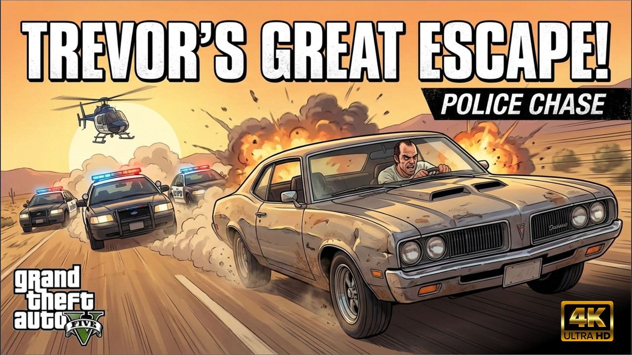 GTA 5 Police Escape 🚓💨 | 5 Star Wanted Level | Crazy Car Chase | Hindi Gameplay