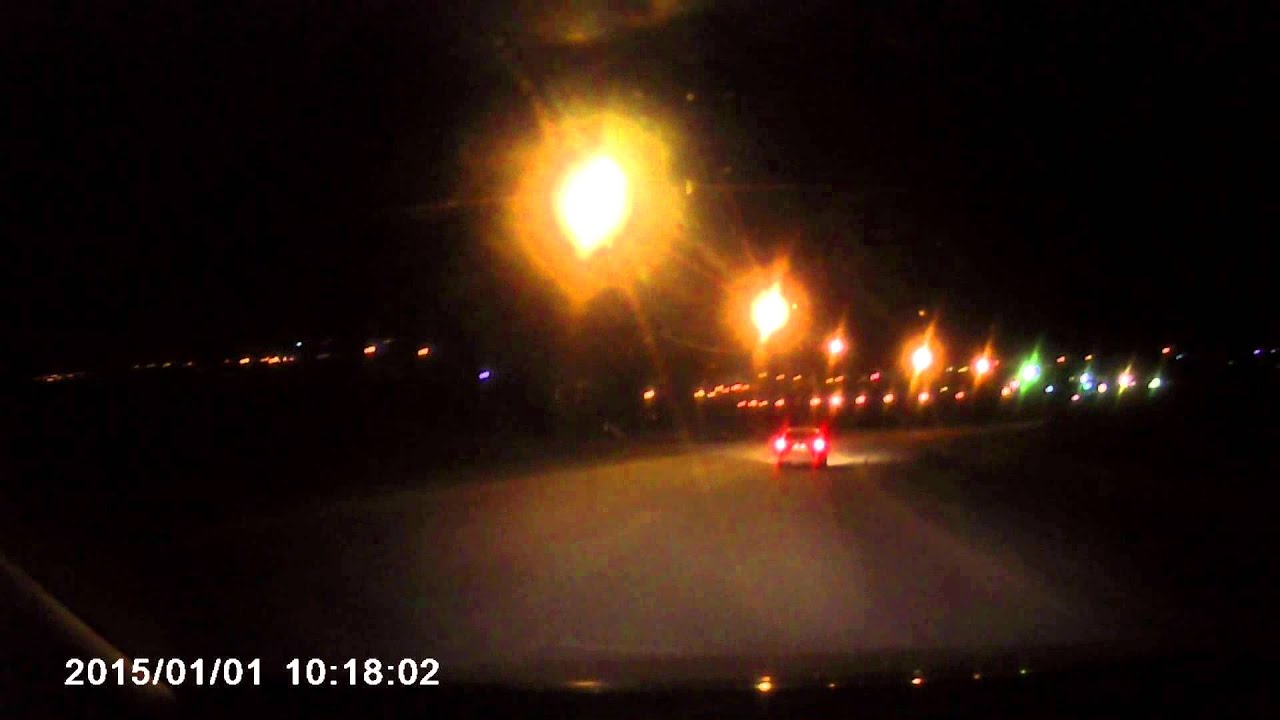 Видео с китайского регистратора. Вечер и ночь - YouTube