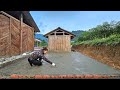 Building a new life after the storm : Complete construction of floor in water tank and bathroom area