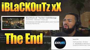 Kaai 08 Reacts to iBLaCKOuTz xX " The End " CoD4 Montage