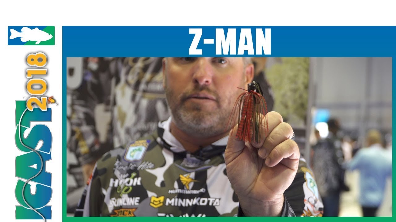 ICAST 2018 Videos - Z-Man Evergreen Chatterbait Jack Hammer New Sizes and  Color