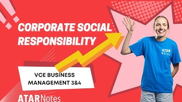 Corporate Social Responsibility | VCE Business Management 3&4