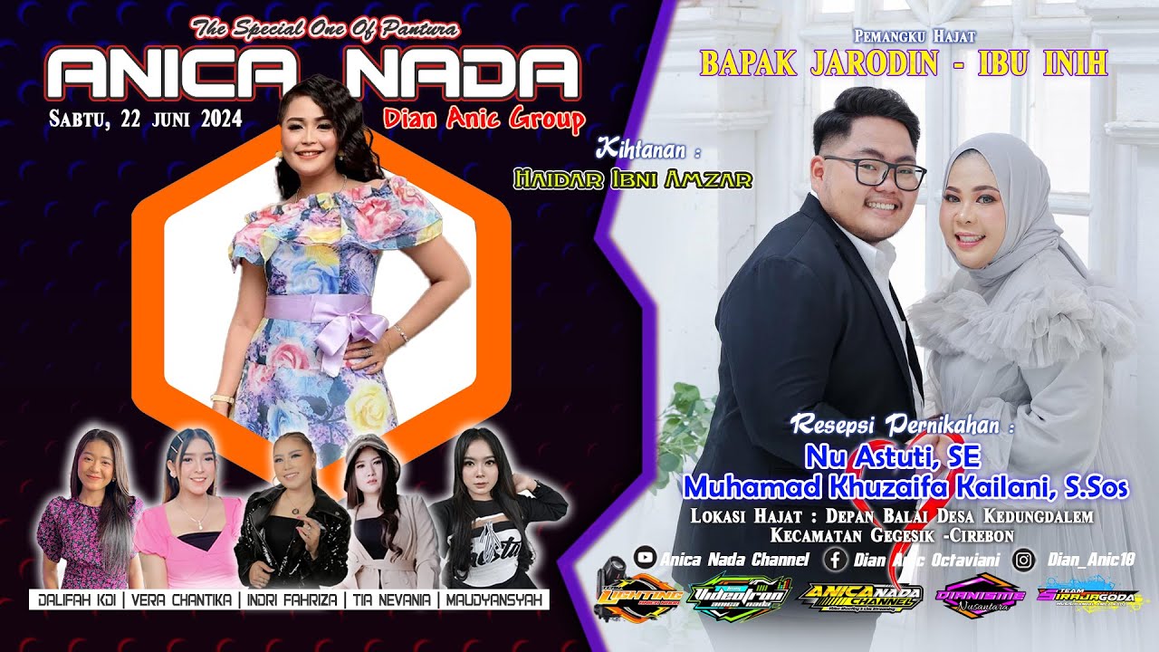 🔴LIVE ANICA NADA ( DIAN ANIC ) | SIANG 22 JUNI  2024 | KEDUNGDALEM | GEGESIK | CIREBON