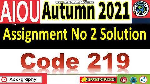 AIOU Code 219 Solved Assignment No.2 Autumn 2021 | General Home Economics |Level: Matric | ⏩Download