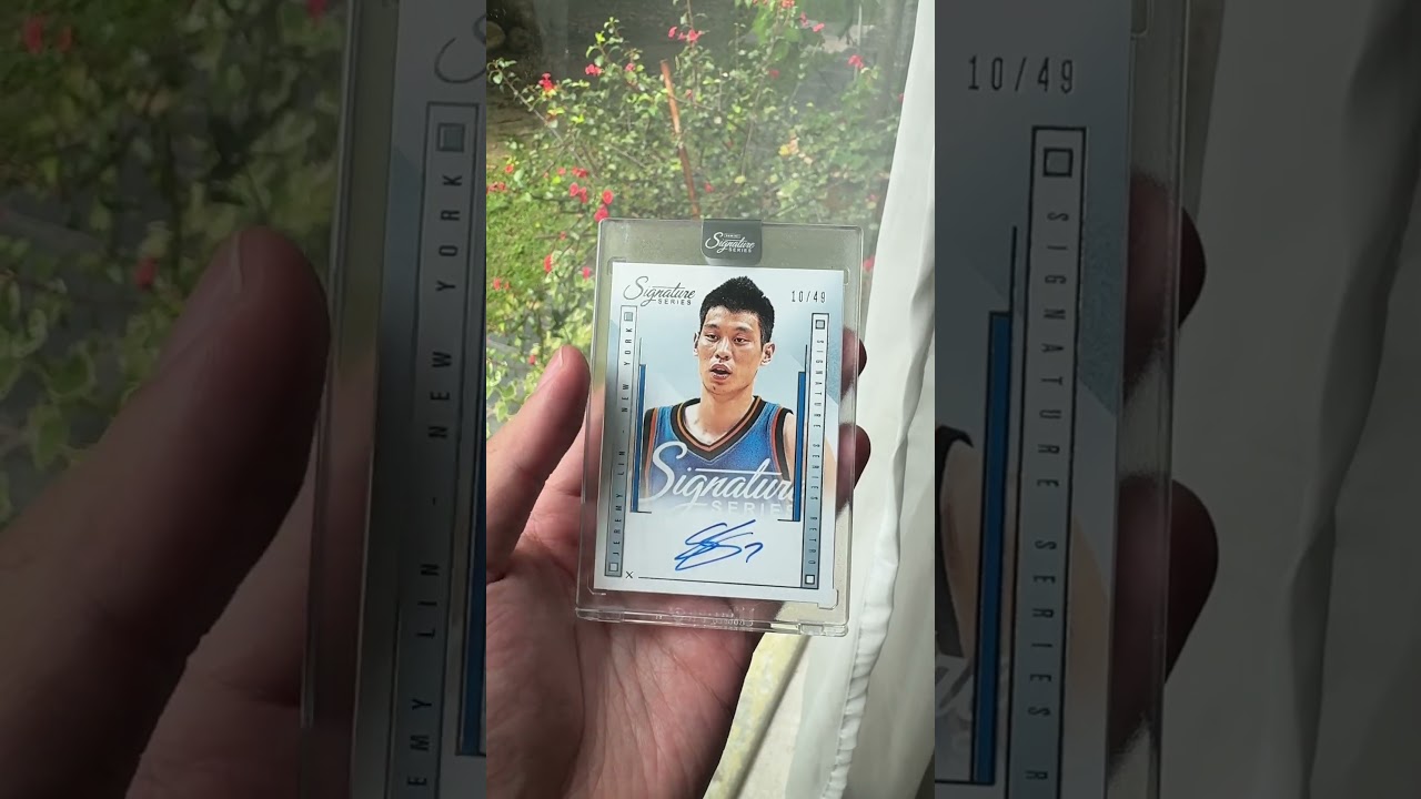 Linsanity Panini Signatures