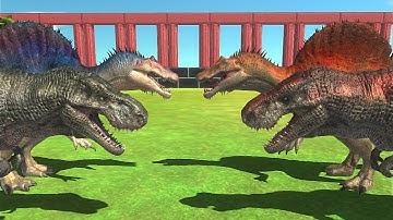T-REX & SPINOSAURUS VS RANDOM UNITS similliar price - Animal Revolt Battle Simulator
