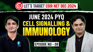 Unit 4 - Cell Signalling - CSIR NET Previous Year Question June 2024 - Shift II - Life Science