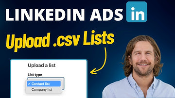 LinkedIn Ads Company & Contact List .csv Uploads - 2024