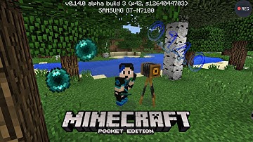 Mcpe 0.14.0 hidden features ENDER PEARL and camera
