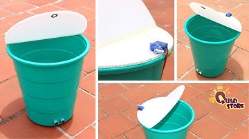 Smart Dustbin using Arduino Uno R3, Servo and Ultrasonic Sensor HC SR04 | Arduino Projects