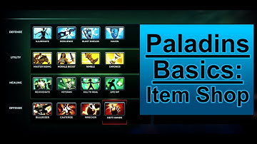 Paladins Basics: Item Shop