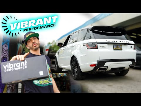 RANGE ROVER SPORT Exhaust sound upgrade | Muffler delete with Vibrant axle back system.