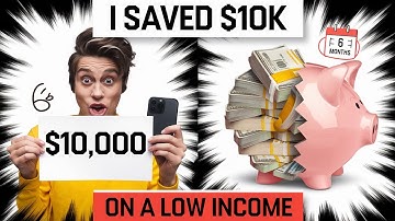 How I Saved $10,000 With a Small Paycheck!