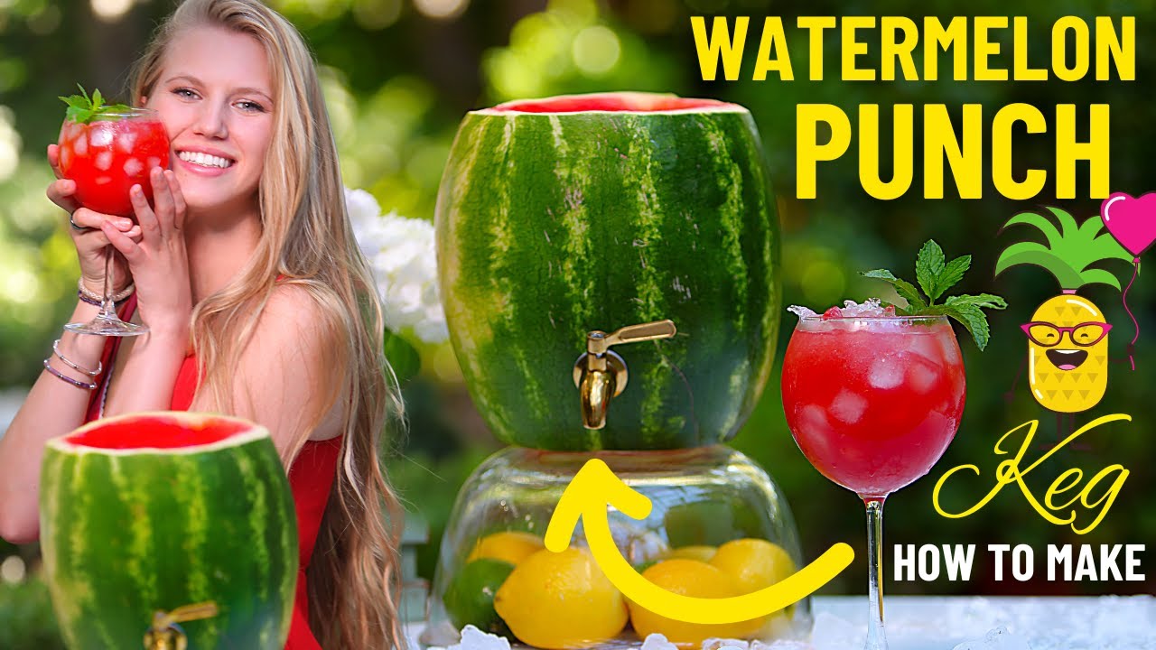 Watermelon🍉 Punch | BEST Summer Party Punch Recipe