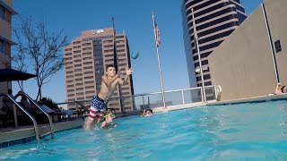 Rooftop Pool Football