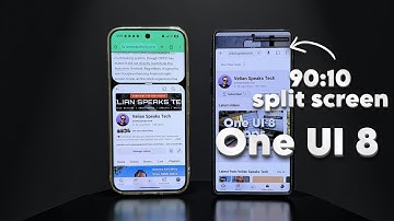 New Android 16 90:10 Split Screen is Already in One UI 8 Beta!