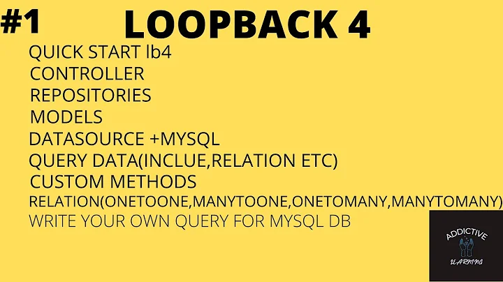 loopback + mysql #quickstart #relation#query data #write query custom methods