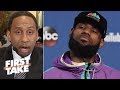 Stephen A. Smith sends warning to LeBron James about possibly joining Warriors | First Take | ESPN