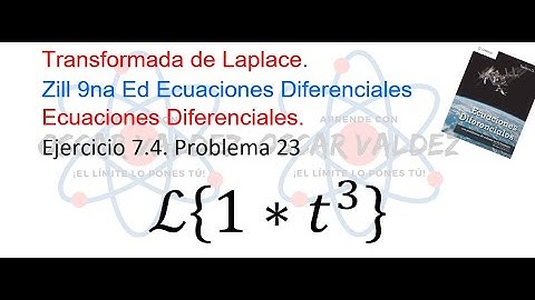 Ejercicios 7.4 Problema 23 Dennis G. ZILL ED 9na Ed. Transformada de Laplace, convolución de funcion