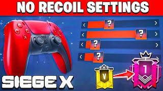 *BEST* NO RECOIL CONTROLLER SETTINGS TO USE IN SIEGE X (RAINBOW SIX SIEGE)