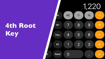 How To Work Out The Fourth Root On An Apple iPhone Using The Calculator Ap.