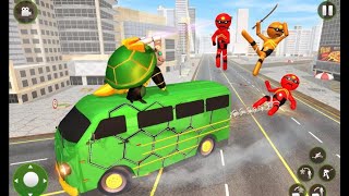 Stickman Turtle Hero Gangster Crime Mafia Part-3 | Gangster Crime Android GamePlay | By Game Crazy screenshot 3