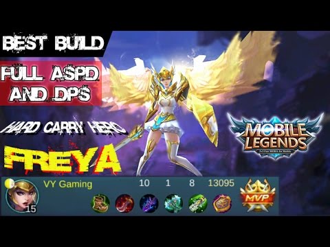 mobile legends ep 41 full attack speed and damage freya late game