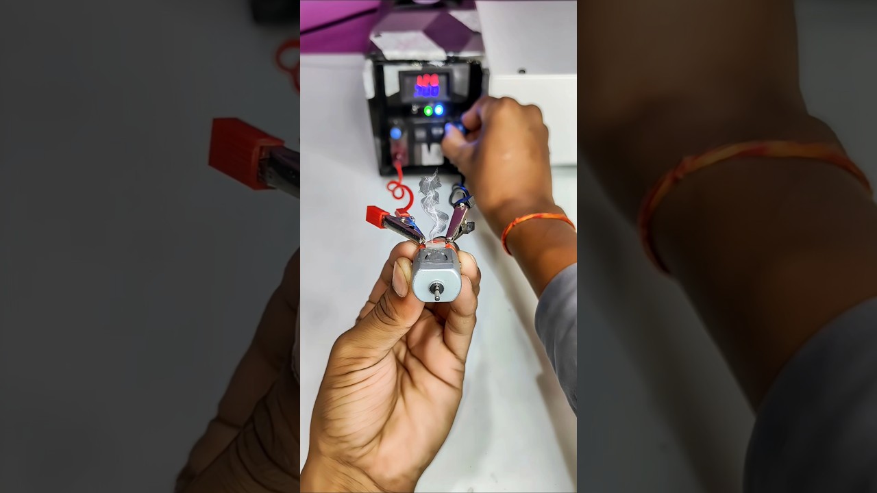 Rewinding Ke Baad DC Motor Ka Extreme Test 😳