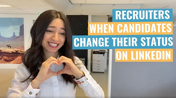 Recruiters when candidate goes "Open to work" on LinkedIn