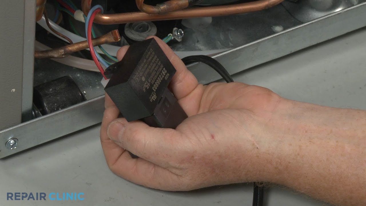 Run Capacitor (297286803) Frigidaire Refrigerator Repair Help YouTube