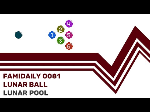 Lunar Ball ルナーボール Lunar Pool / ルナーボール (1985) NES - All stages 1-60 [TAS