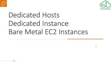 AWS EC2 Dedicated Host, Dedicated Instances and Bare Metal instances. #aws #ec2 #dedicatedhostEC2
