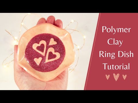 DIY Marbled Clay Ring Dish