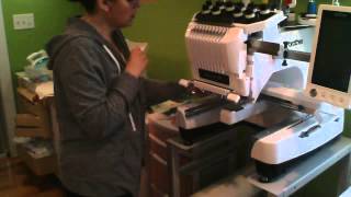 How To Attach A Fast Frame Arm Onto A Multineedle Embroidery Machine