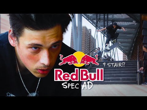 Skater vs 9 STAIR || Red Bull Spec Ad