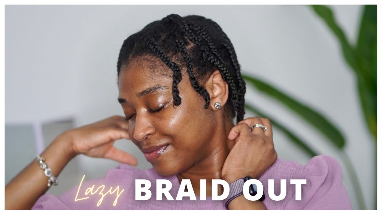 Easiest Braid Out for Shorter Natural Hair