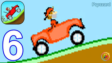 Hill Climb Racing - Gameplay Walkthrough Part 6 New Update Retro Mission (iOS,Android Gameplay)