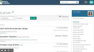 Creating a Group in Mahara