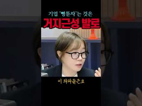 <strong>배승희</strong>, 기업 삥 뜯는 좌파직격#반도체#시사브리핑