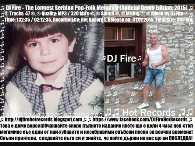 DJ Fire - Serbian Pop-Folk Megamix