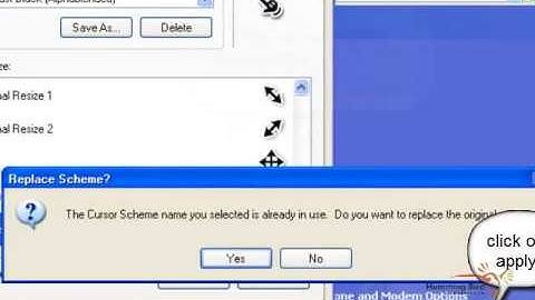 CHAPTER 7   HOW TO CHANGE THE MOUSE CURSOR IN XP IN ENGLISH