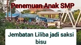 Anak SMP jatuh di jembatan liliba