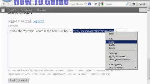 How To Leave A Blog Comment