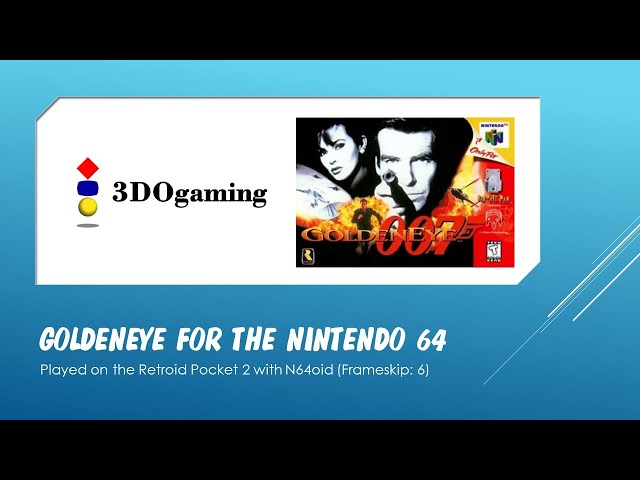 GoldenEye 007 ROM - NDS Download - Emulator Games