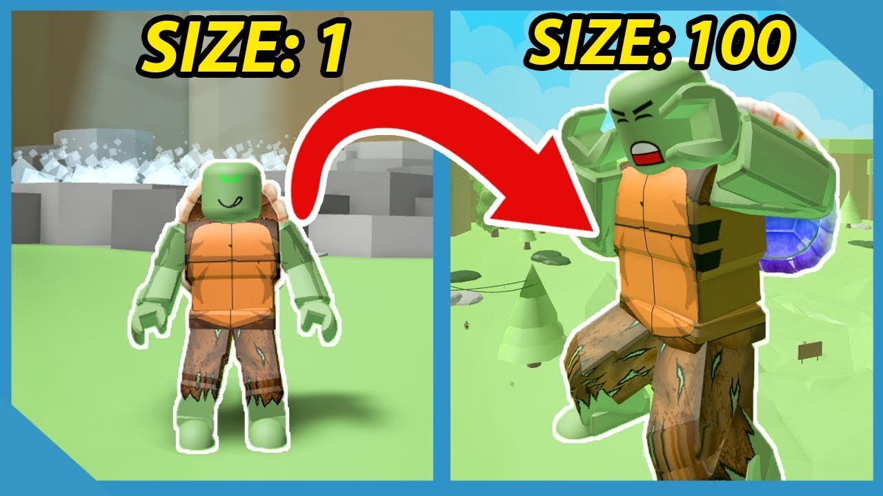 Becoming The Biggest Turtle In Roblox Turtle Simulator Youtube - teenage mutant ninja turtles roblox cloths