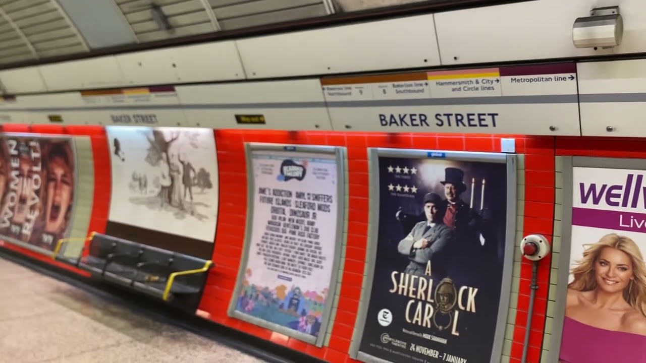 Ride on the London Underground Jubilee Line from Green Park to Finchley Road