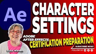 34 After Effects Certification Preparation - Character #aftereffects