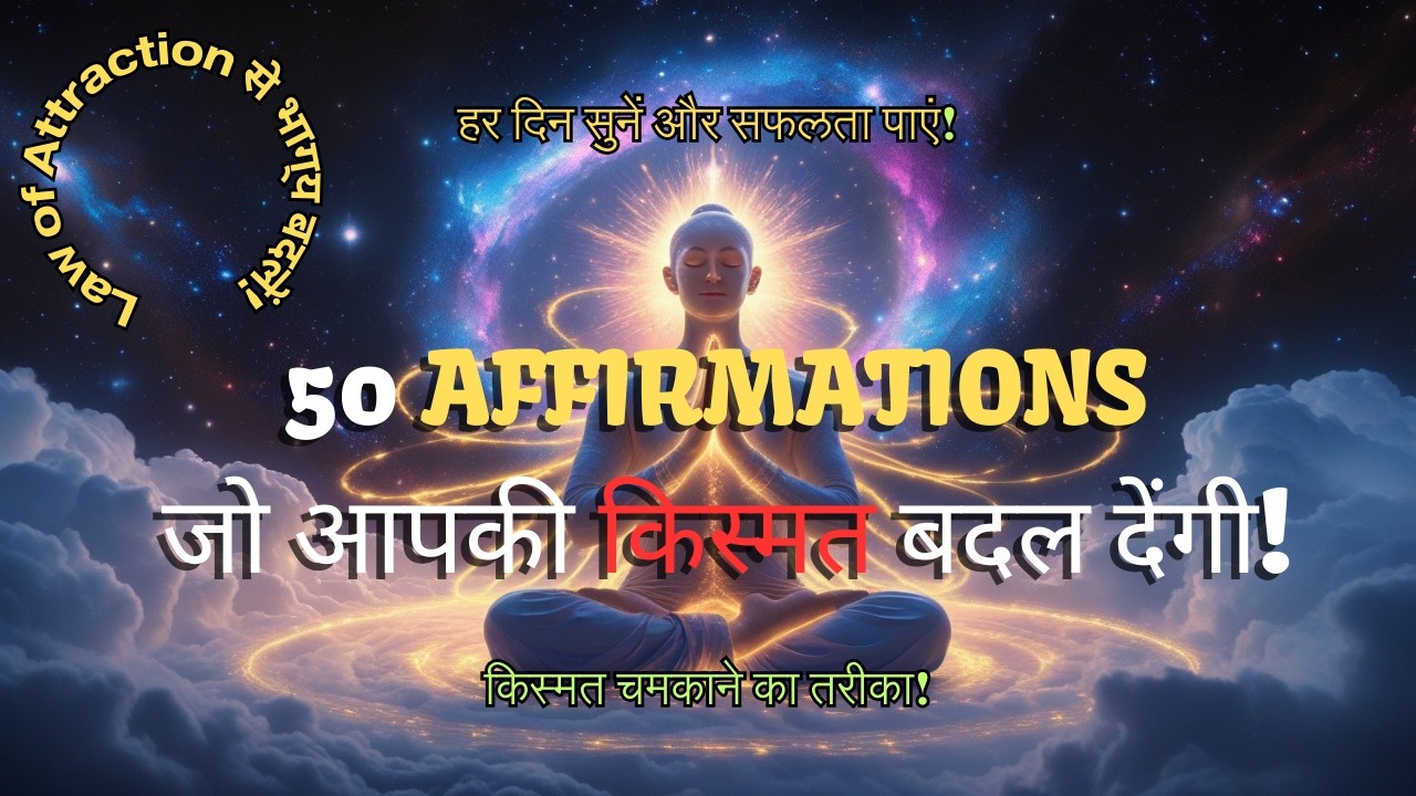 अपनी किस्मत खुद बनाएं | Powerful Affirmations for Success | #positiveaffirmations
